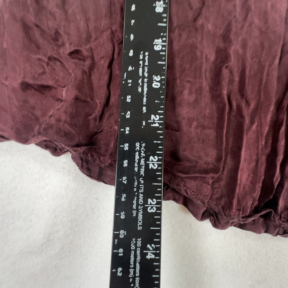 Eileen Fisher Cupro Tank Top Sleeveless Burgundy Women's Size Medium - Picture 5 of 8
